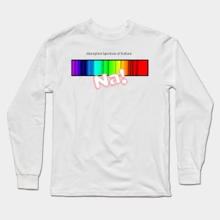 Asbsoption Spectrum of Sodium Long Sleeve T-Shirt